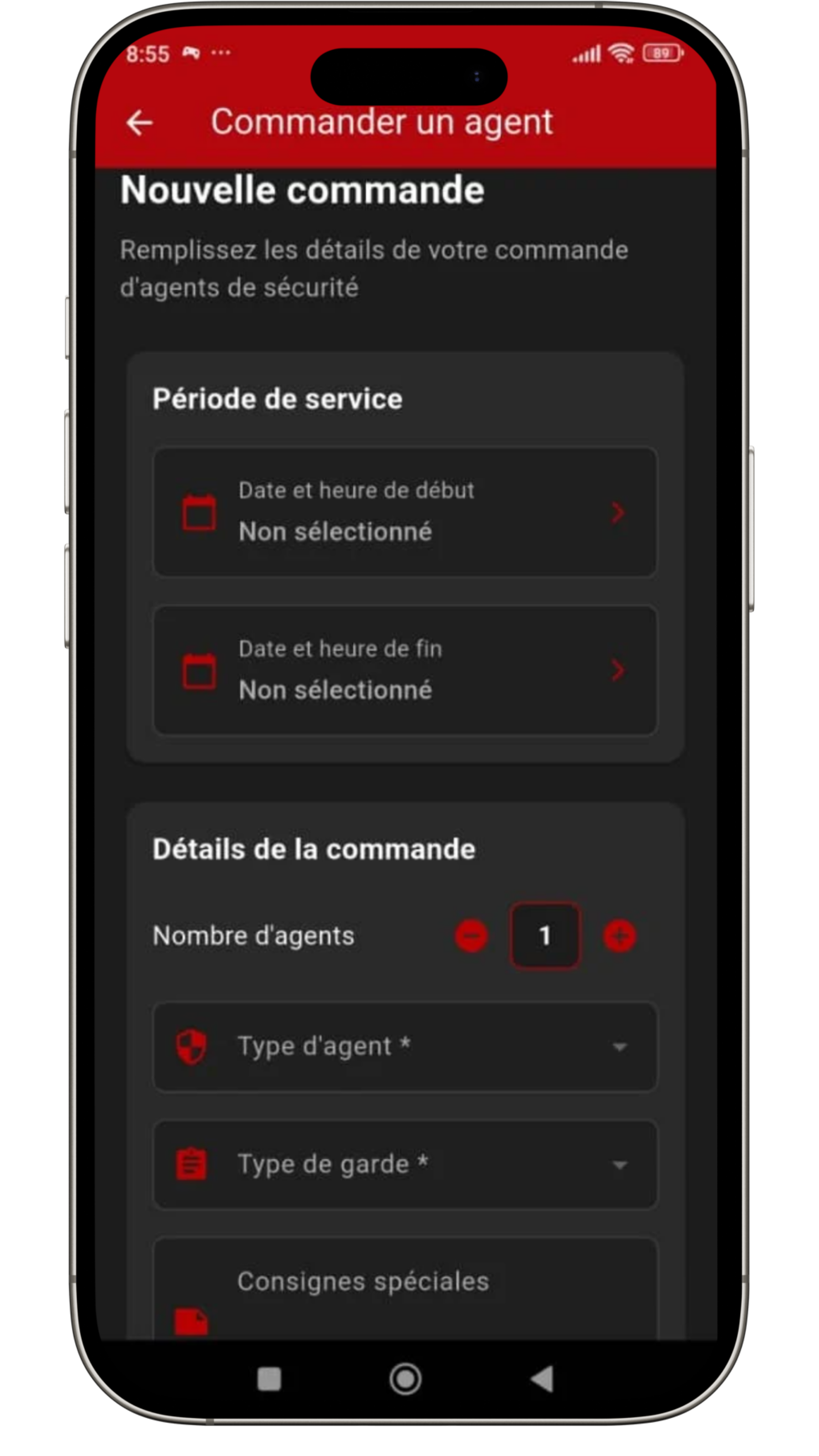 Carte interactive des agents SecureLink