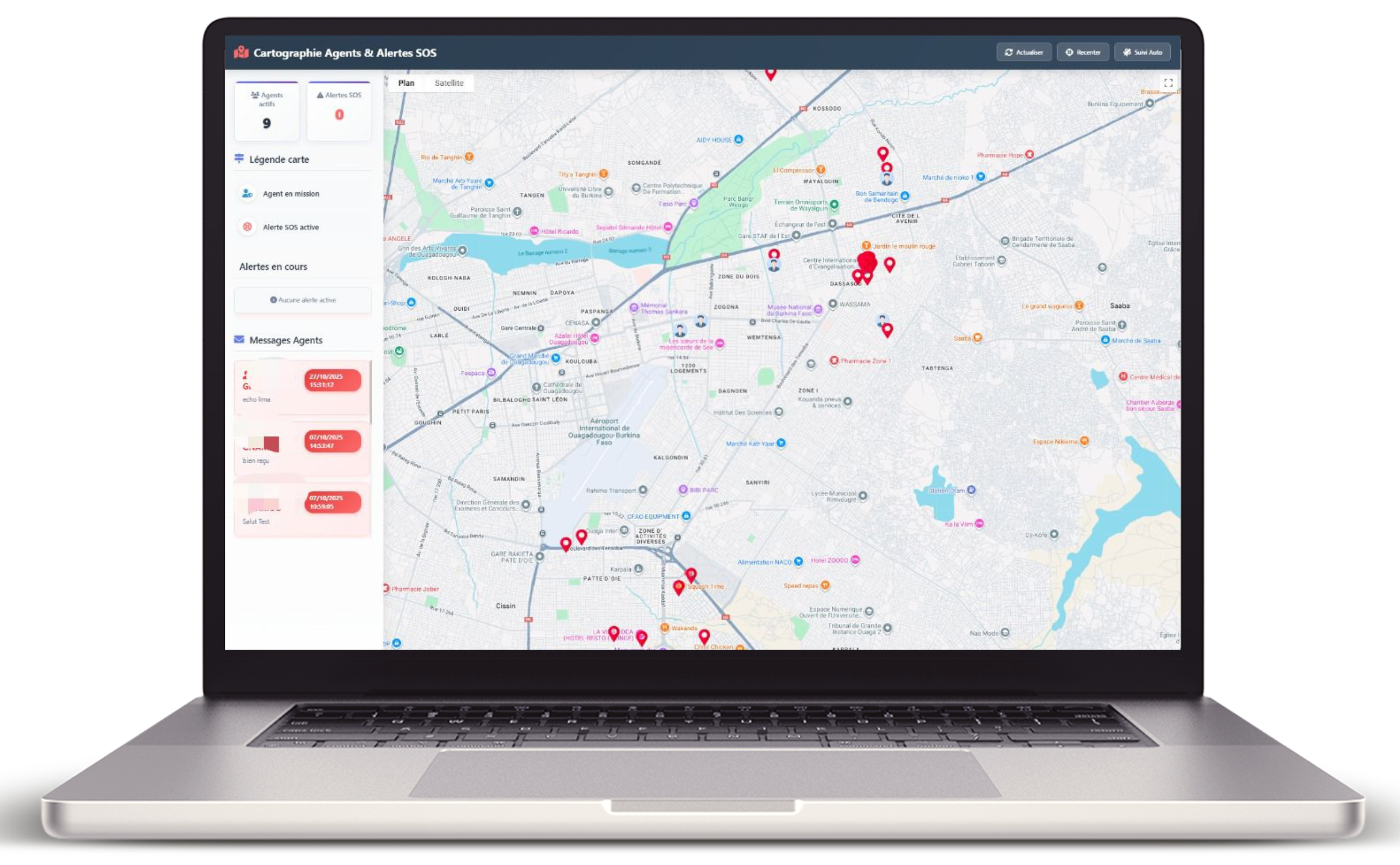 EagleSec Admin Dashboard Desktop
