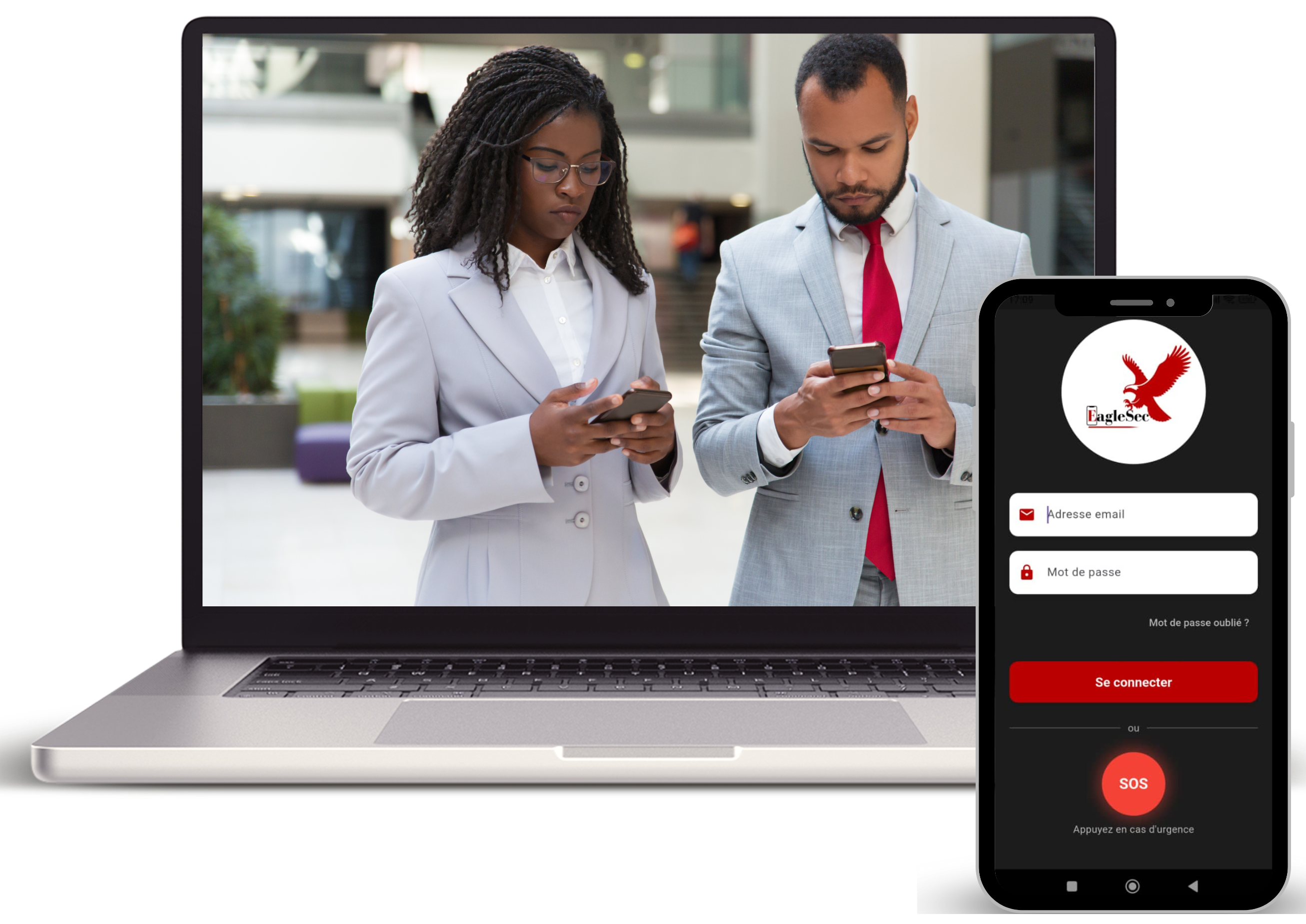 Mockup ordinateur SecureLink